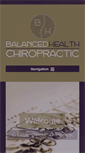 Mobile Screenshot of bhchiropractic.com